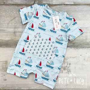 Ahoy Matey Boys Romper