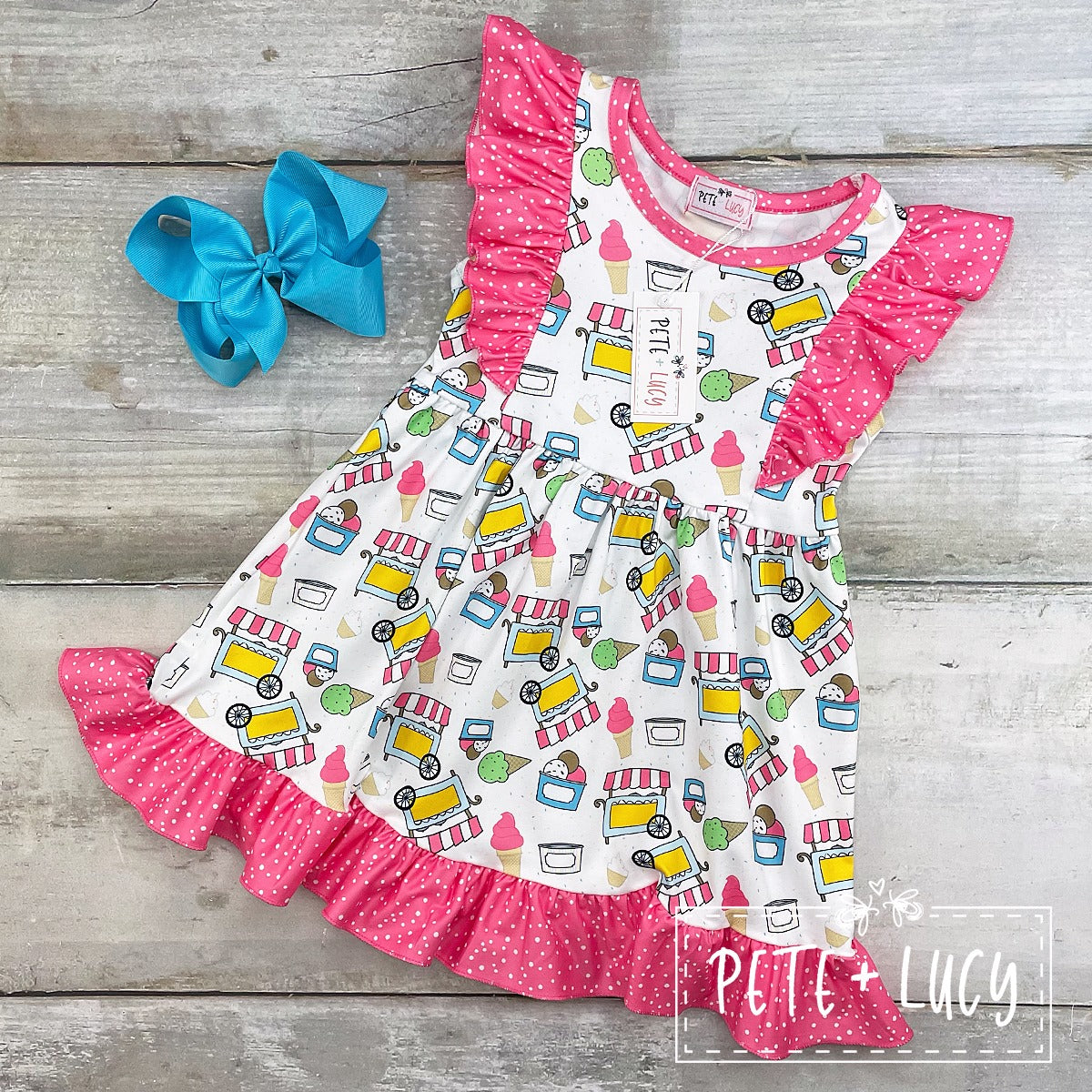 Ice Cream Party Dress CarolineGraceBoutique Ice Cream Party Dress CarolineGraceBoutique